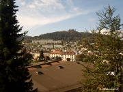 Vue vers le Parmont et le quartier du Rhumont